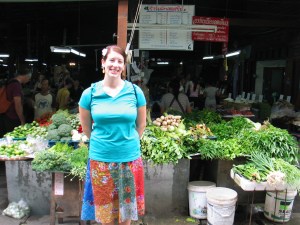 Jenny at the market Jenny at the market