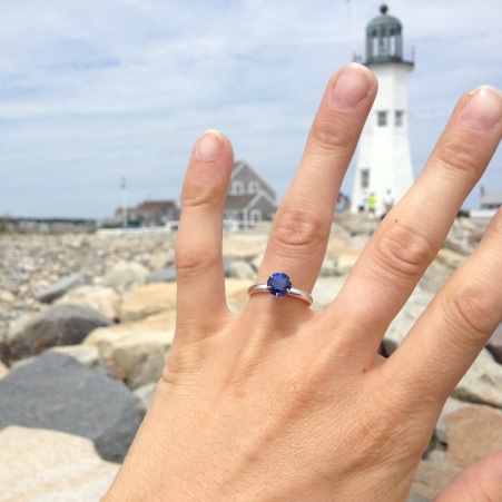 engagement ring & lighthouse
